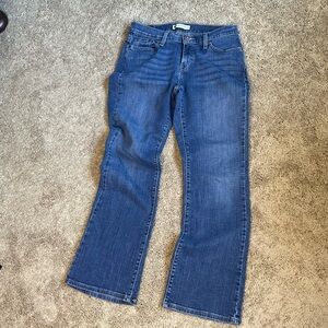 Levi’s 529 Bootcut Women’s Blue Jeans Size 12 | Mid-Rise Stretch Denim
